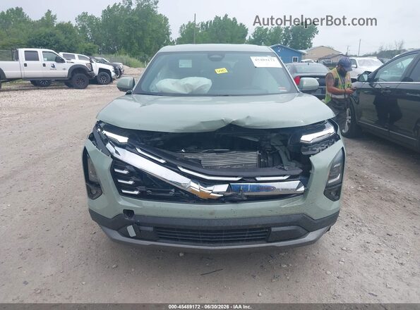 3GNAXHEG2SL153643 2025 CHEVROLET EQUINOX Green Instrument cluster view