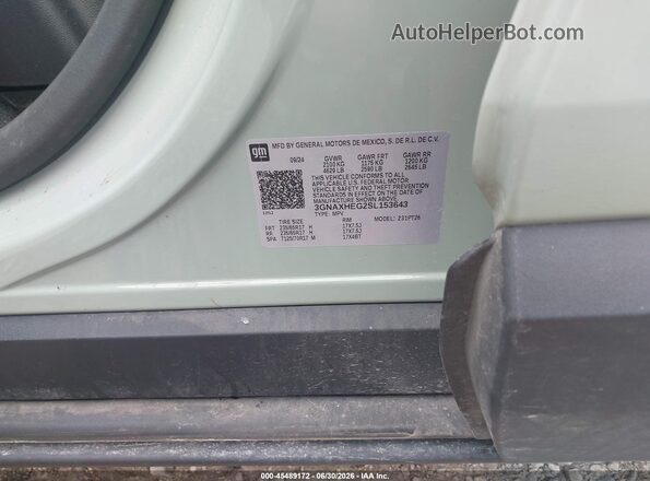 3GNAXHEG2SL153643 2025 CHEVROLET EQUINOX Green Engine compartment view
