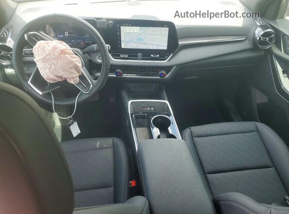3GNAXHEG2SL174329 2025 CHEVROLET EQUINOX Silver წინა პანელის ხედი
