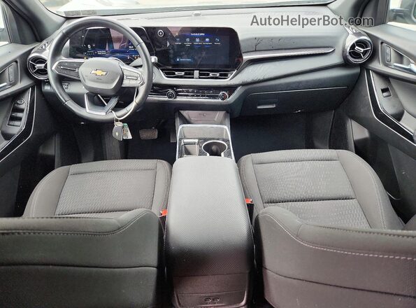 3GNAXHEG2SL220581 2025 CHEVROLET EQUINOX Gray Вид панелі приладів