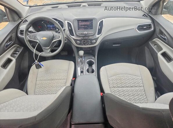 3GNAXHEG3PL180440 2023 CHEVROLET EQUINOX Blue Առջևի վահանակի տեսք