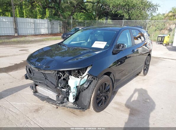 3GNAXHEG3PL183337 2023 CHEVROLET EQUINOX Black წინა მარცხენა ხედი სამი მეოთხედიდან