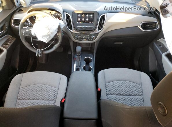 3GNAXHEG3PL217325 2023 CHEVROLET EQUINOX White Առջևի վահանակի տեսք