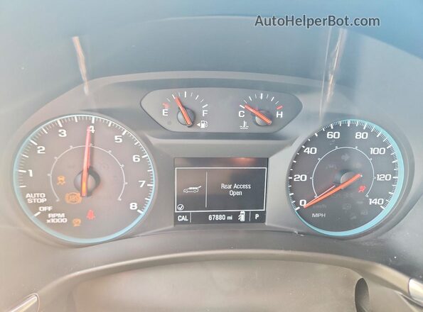 3GNAXHEG3PL270199 2023 CHEVROLET EQUINOX Black ხელსაწყოთა პანელის ხედი