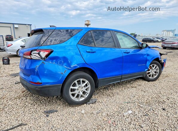 3GNAXHEG3RL237075 2024 CHEVROLET EQUINOX Blue Trasero derecho