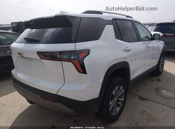 3GNAXHEG3SL290168 2025 CHEVROLET EQUINOX Белый Задняя правая четверть