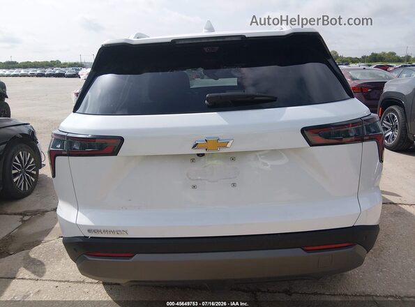 3GNAXHEG3SL290168 2025 CHEVROLET EQUINOX Белый 