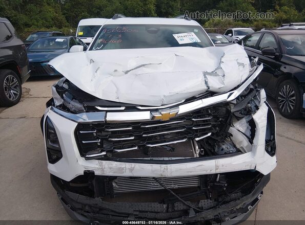 3GNAXHEG3SL290168 2025 CHEVROLET EQUINOX Белый Вид панели приборов