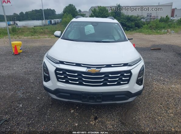 3GNAXHEG3SL311746 2025 CHEVROLET EQUINOX White Vista interior trasera