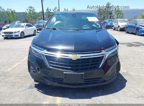 3GNAXHEG6PL174034 2023 CHEVROLET EQUINOX Black Widok z przodu