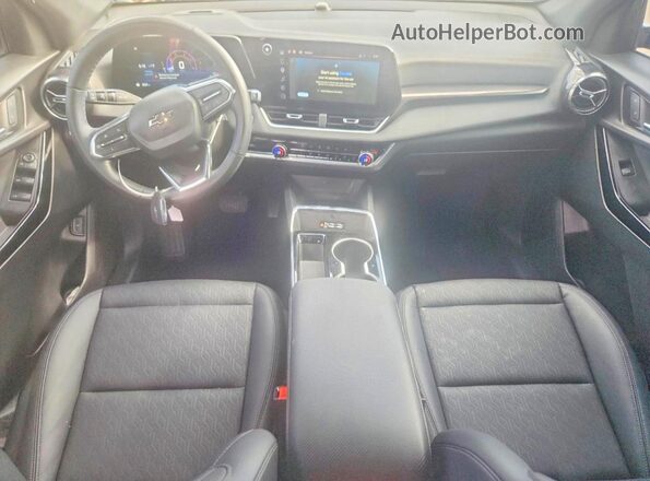 3GNAXHEG6SL119883 2025 CHEVROLET EQUINOX Black Dashboard view