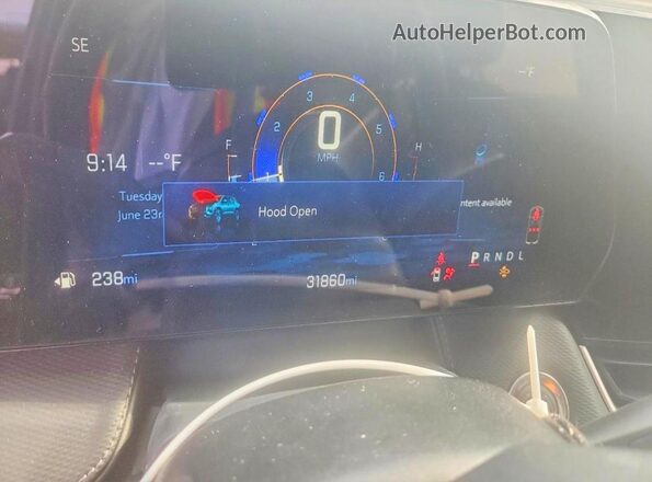 3GNAXHEG6SL119883 2025 CHEVROLET EQUINOX Black Instrument cluster view