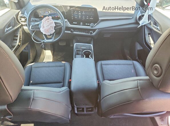 3GNAXHEG6SL123447 2025 CHEVROLET EQUINOX White Dashboard view