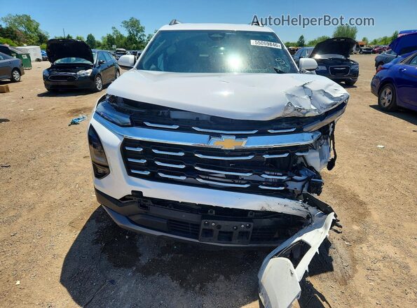 3GNAXHEG6SL123447 2025 CHEVROLET EQUINOX White Front view