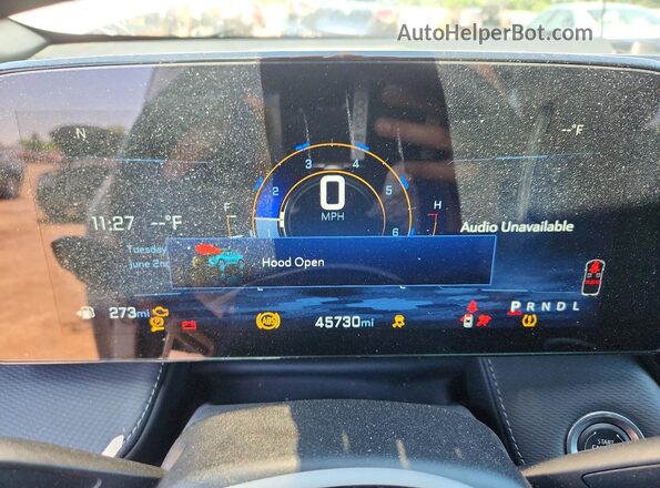 3GNAXHEG6SL123447 2025 CHEVROLET EQUINOX White Instrument cluster view