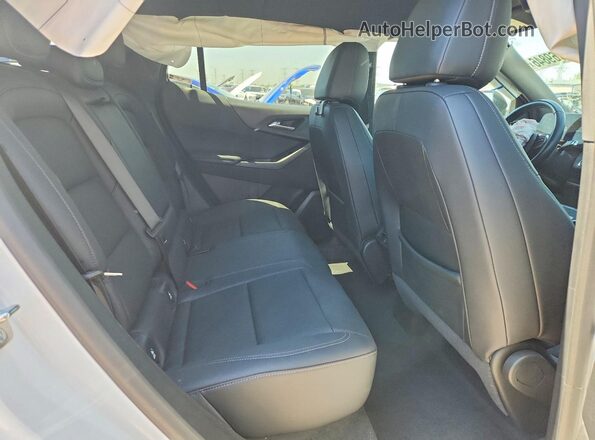 3GNAXHEG6SL123447 2025 CHEVROLET EQUINOX White Rear seats view