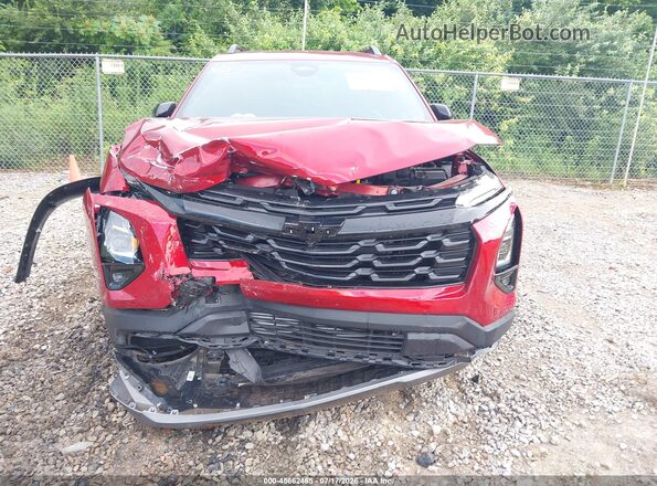 3GNAXHEG6SL158893 2025 CHEVROLET EQUINOX Red ხელსაწყოთა პანელის ხედი