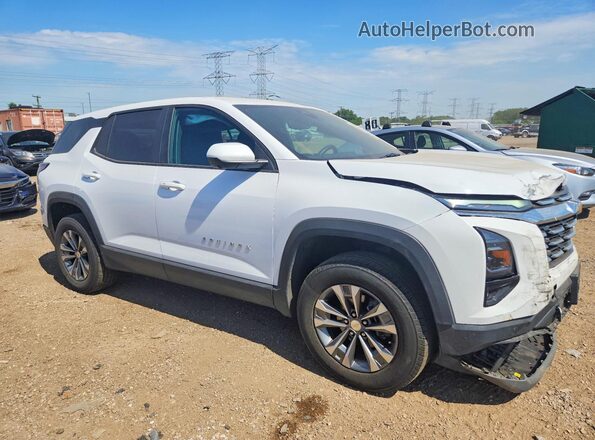 3GNAXHEG6SL270920 2025 CHEVROLET EQUINOX White Передня права чверть