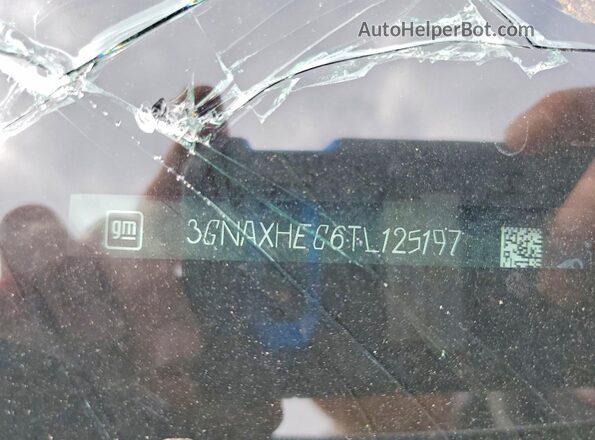 3GNAXHEG6TL125197 2026 CHEVROLET EQUINOX Gray Vista de la etiqueta del VIN