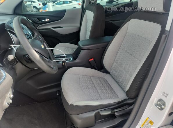 3GNAXHEG7PL198455 2023 CHEVROLET EQUINOX Белый Вид салона спереди