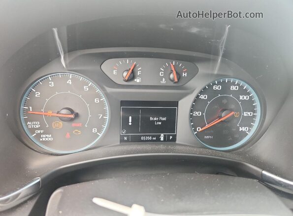 3GNAXHEG7PL198455 2023 CHEVROLET EQUINOX Белый Вид щитка приборов