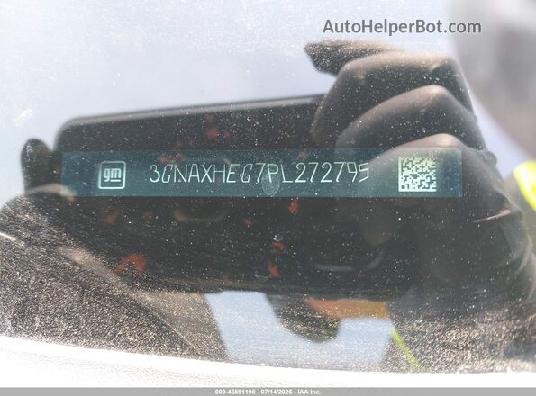 3GNAXHEG7PL272795 2023 CHEVROLET EQUINOX White ძრავის განყოფილების ხედი