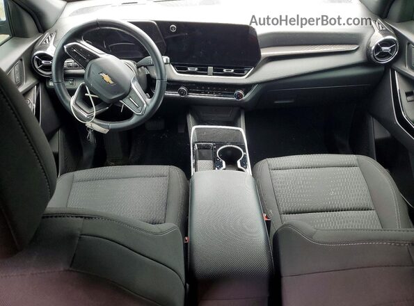 3GNAXHEG7SL109492 2025 CHEVROLET EQUINOX Blue Widok deski rozdzielczej