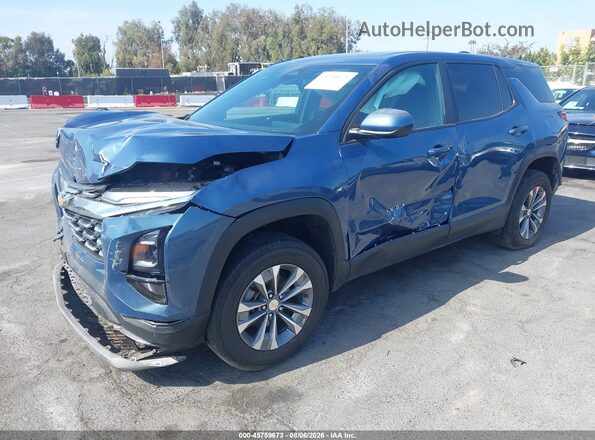 3GNAXHEG7SL218244 2025 CHEVROLET EQUINOX Blue Առջևի ձախ երեք քառորդ տեսարան