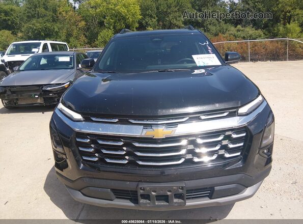 3GNAXHEG7SL297009 2025 CHEVROLET EQUINOX Black Вид щитка приладів