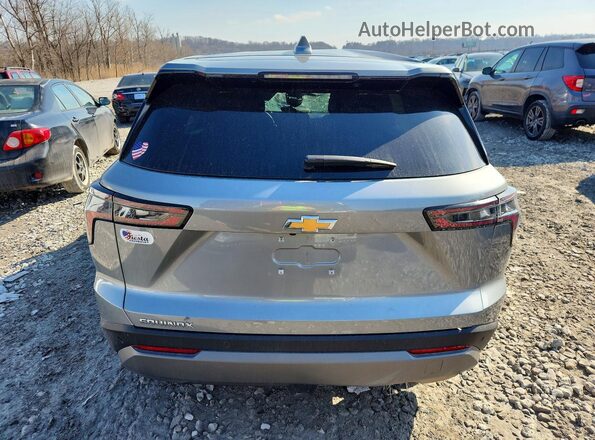 3GNAXHEG7SL326766 2025 CHEVROLET EQUINOX Silver Widok z tyłu