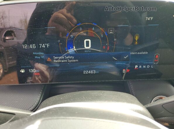 3GNAXHEG7TL185683 2026 CHEVROLET EQUINOX Black Instrument cluster view