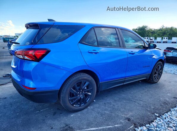 3GNAXHEG8RL121502 2024 CHEVROLET EQUINOX Blue Задня права чверть