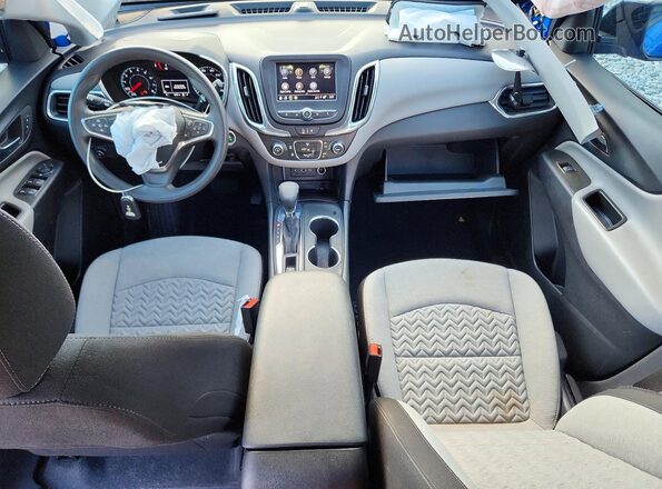 3GNAXHEG8RL121502 2024 CHEVROLET EQUINOX Blue Вид панелі приладів