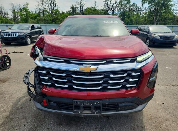 3GNAXHEG8SL181074 2025 CHEVROLET EQUINOX Red Widok z przodu