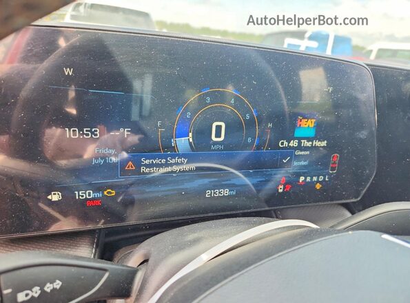 3GNAXHEG8SL181074 2025 CHEVROLET EQUINOX Red Widok zestawu wskaźników
