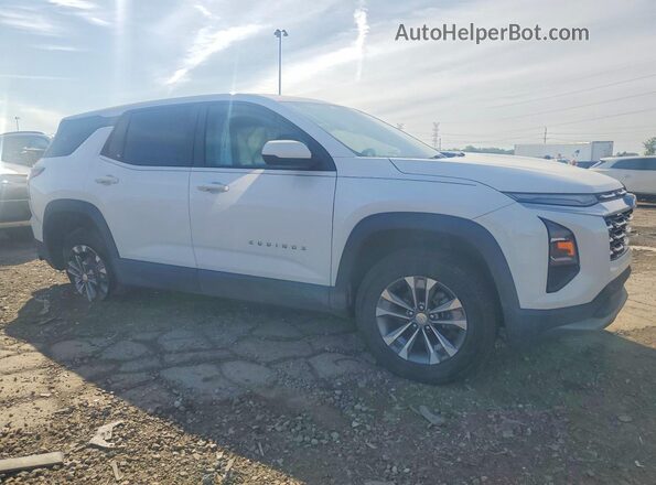 3GNAXHEG8SL190826 2025 CHEVROLET EQUINOX White Передня права чверть