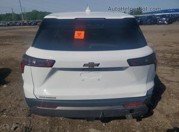 3GNAXHEG8SL190826 2025 CHEVROLET EQUINOX White Вид ззаду