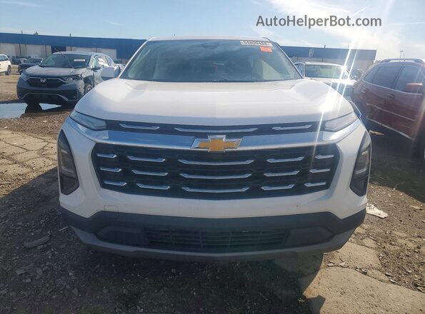 3GNAXHEG8SL190826 2025 CHEVROLET EQUINOX White Вид спереду