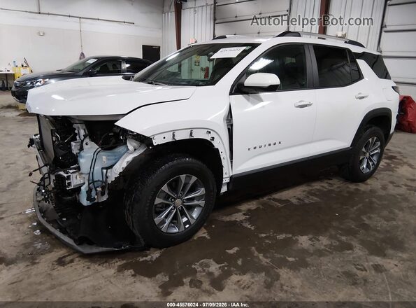 3GNAXHEG8SL288223 2025 CHEVROLET EQUINOX White Առջևի ձախ երեք քառորդ տեսարան