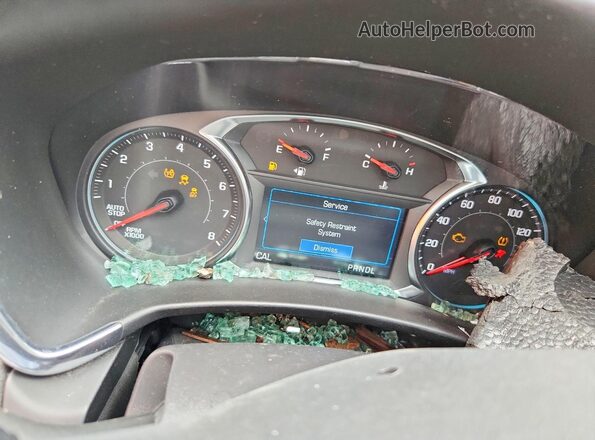 3GNAXHEG9PL271437 2023 CHEVROLET EQUINOX Black Instrument cluster view