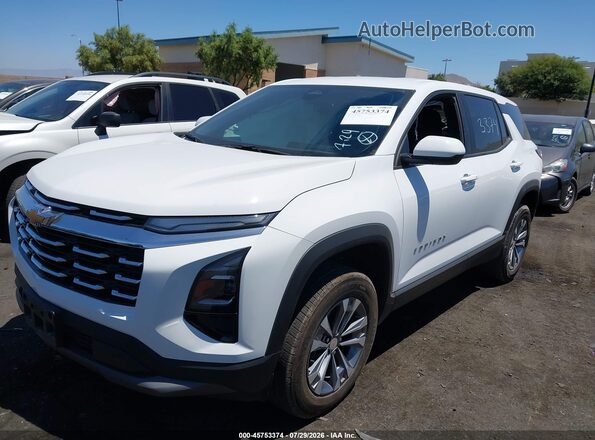 3GNAXHEG9SL228581 2025 CHEVROLET EQUINOX Белый Передняя левая четверть