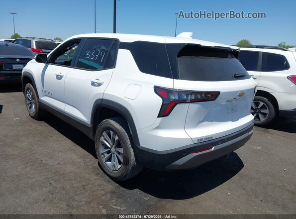 3GNAXHEG9SL228581 2025 CHEVROLET EQUINOX Белый Задняя левая четверть