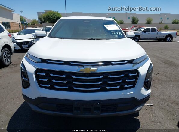 3GNAXHEG9SL228581 2025 CHEVROLET EQUINOX Белый Вид щитка приборов