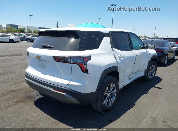 3GNAXHEG9SL228581 2025 CHEVROLET EQUINOX Белый Задняя правая четверть