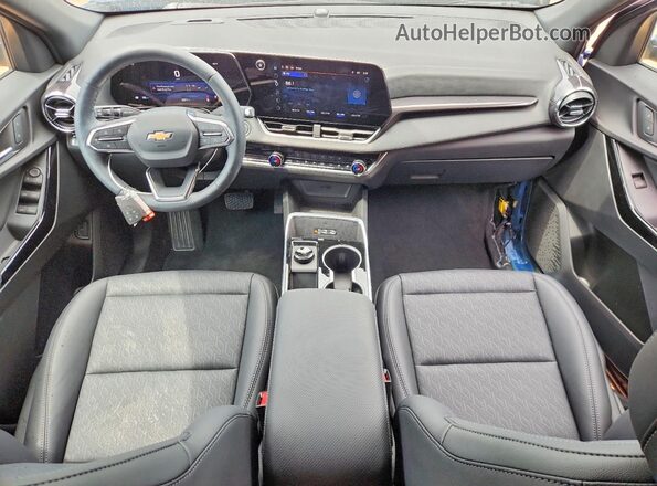 3GNAXHEG9TL109690 2026 CHEVROLET EQUINOX Blue Widok deski rozdzielczej