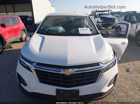 3GNAXHEGXPL231948 2023 CHEVROLET EQUINOX White Widok zestawu wskaźników