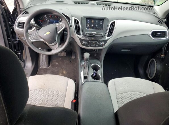 3GNAXHEGXRL333351 2024 CHEVROLET EQUINOX Black Առջևի վահանակի տեսք