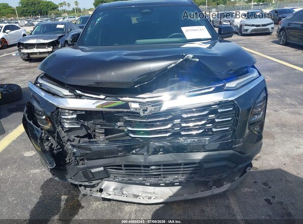 3GNAXHEGXSL104772 2025 CHEVROLET EQUINOX Black Widok z przodu