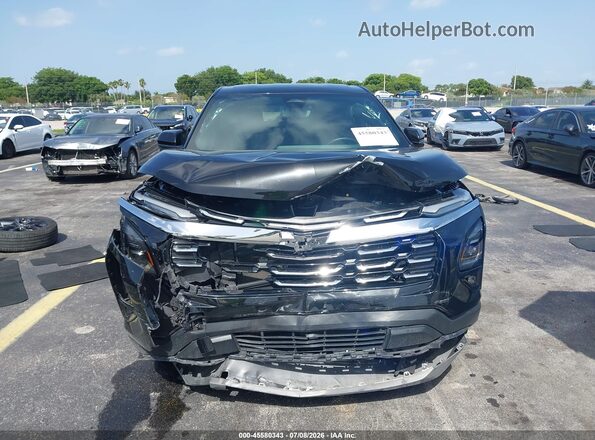 3GNAXHEGXSL104772 2025 CHEVROLET EQUINOX Black Widok zestawu wskaźników