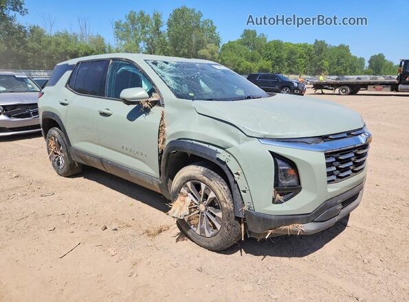3GNAXHEGXSL184252 2025 CHEVROLET EQUINOX Green Передня права чверть
